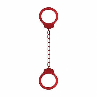 Esposas Tobillos De Metal Rojo