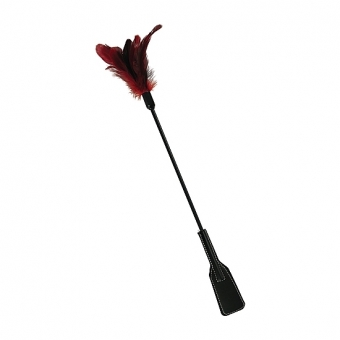 Fusta Estimuladora Con Plumas