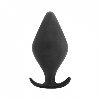Plug Silicona Ancho Talla M Negro