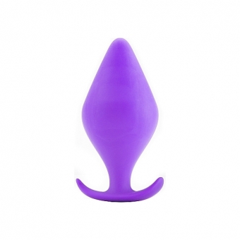 Plug Silicona Ancho Talla S Morado