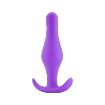 Plug Silicona Extraible Talla M Morado