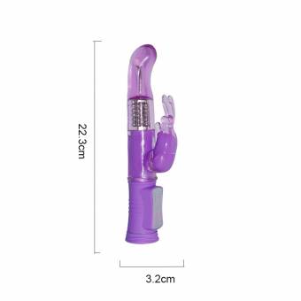 Hieha AV Vibrador Violáceo ABS+Silicona Médica Impermeable Juguete Sexual Para el G Punto y Conejito para Clítoris Moto Poderoso Silencio Masajeadores Eléctricos Wand Massager. Envíos a Las Palmas