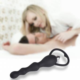 Lovey Angel próstata+Punto G Vibrador 3 Usos+3 modos de vibracion+Sumergible Silicona consolador Sexual para Hombre Mujer Pareja, Negro. Envíos a Castellón