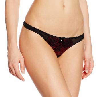 Ann Summers Triple Boost, Tangas para Mujer, Rojo (Rojo/Negro), 36. Envíos a Castellón