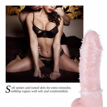Condón Negrita Retardante Blando Isive Kit de 2 Ultra Fino Forma Maza Estimulador Sexual Sanitario Punto G para Hombres y Mujeres (Color Cristal, Tipo A+B). Envíos a Castellón