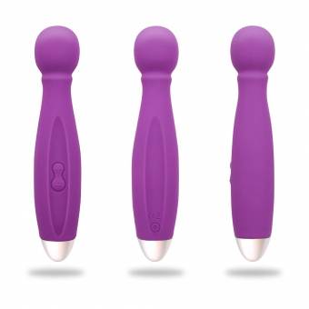Cksohot® Mini Vibrador Massager de Silicona, Masajeadores Mágicos Musculares, Vibradores Impermeable, Carga por USB Consolador Sexual Para Mujer,Dual Estimulación – Violeta. Envíos a Santa Cruz de Ten