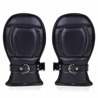 Utimi Lockable Padded Bondage mitones Black Sex Toy. Envíos a Madrid