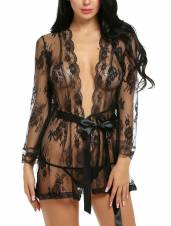 Avidlove Mujer Camisón Lencería Ropa Erótica Encaje Malla Kimono Bata Transparente Correa Picardiías. Envíos a Ciudad Real