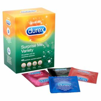 Durex Preservativos Surprise Me Variedad – Pack de 40. Envíos a Madrid