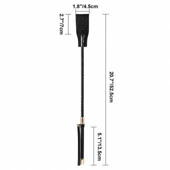 Utimi SM Luxury Flagellators con Mango Antideslizante y Palos Trenzados Flirt Sex Toy Whips. Envíos a Madrid