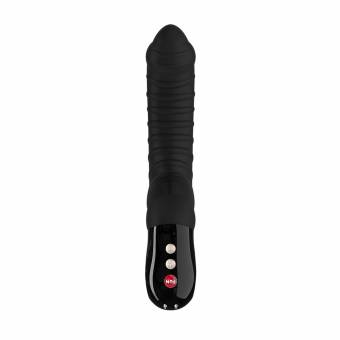 Fun Factory TIGER - BLACK LINE - vibrador G5 recargable para mujer estriado punto G negro de silicona médica. Envíos a Lugo