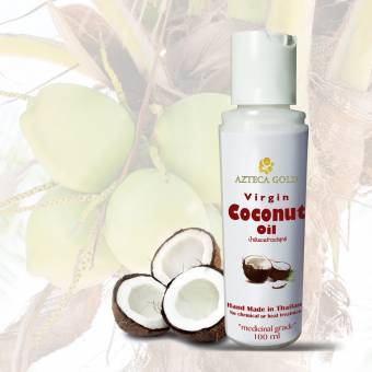 Aceite de coco Virgen Azteca oro, extremadamente puro y Natural. Absolutamente ningunas impurezas o contaminantes. Simplemente el mejor aceite de coco disponible! Las naturalezas alimento estupendo mi