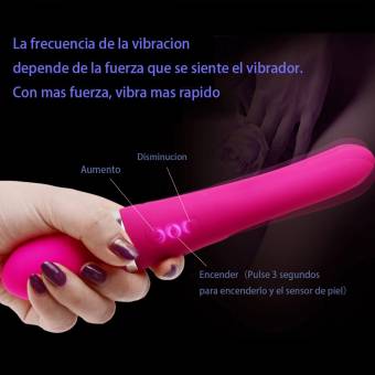Hieha AV Vibrador Inteligente con Sensor de Tacto que Vibra Cuando Toque la Cabeza Juguete Sexual Para el G Punto y Clítoris Moto Poderoso Silencio Masajeadores Eléctricos Wand Massager 10 Frecuencias