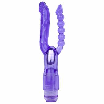 Hieha Vibrador Azul Simulación de Consolador Silicona Médica Juguete Sexual Fácil de Estimular el G Punto y ano Con Moto Poderoso Silencio de 50 db Funciona con 2 pilas.. Envíos a Madrid