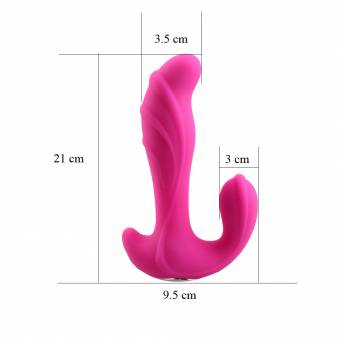 Lowestbest Vibrador Double de Silicona Impermeable,Carga de USB, Juguete Sexual para mujeres. Envíos a Ourense