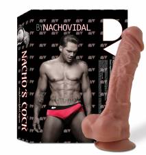 Réplica NV: Dildo con succion “Nacho Vidal”