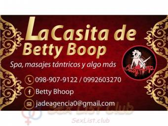 La casita de Betty Boop 5 nenas extranjeras 0989079122