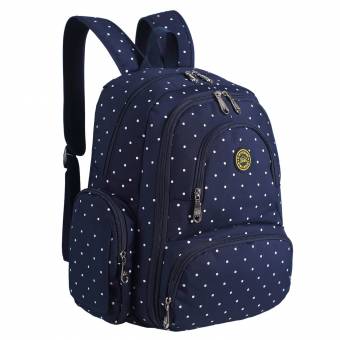 Bolsa De Pañales La mamá Mochila Gran capacidad Impermeable Multifuncional Ajuste para el cochecito (azul + flor). Envíos a Cádiz