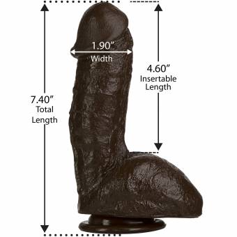Doc Johnson The Amazing Squirting Realistic Cock Dildo Realista Color Negro - 590 gr. Envíos a Cuenca