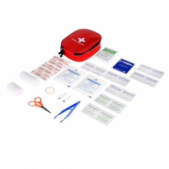 Plusinno Mini Kit de primeros auxilios compacto Bolso médico de emergencia para el recorrido del deporte Inicio Supervivencia en la naturaleza (31 piezas). Envíos a Tarragona