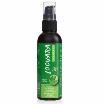 Loovara gel lubricante 100ml en base agua de aloe vera con aroma natural de cannabis. Envíos a Barcelona