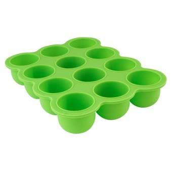 Chuckle - 12 Secciónes – Contenedor Recipiente de Alimentos Comida para Bebé. Recipiente de Silicona Ideal para el DESTETE Disponible en Amazon – Envase de Silicona para Alimentos y Papillas de Bebés,