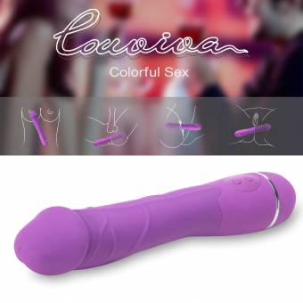 Vibradores Sexuales Mujer, Louviva Consoladores Sexuales Mujer Consolador Vibrador Penes Realisticos para hombre,100% impermeable(Color Lila). Envíos a Ávila