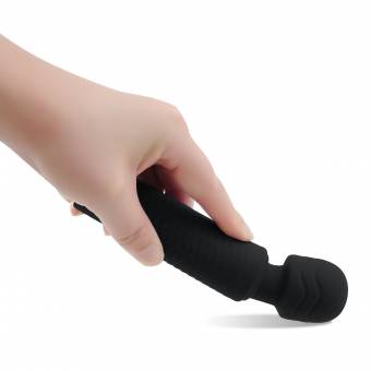 Nautime Vibrador Masajeador Impermeable Masajeadores Vibradores Terapéutico Pared Masajeador Masaje Corporal- Silicón Impermeable Del Grado Médico - 8 Velocidades De Gran Alcance y 20 Patrones Pulsant