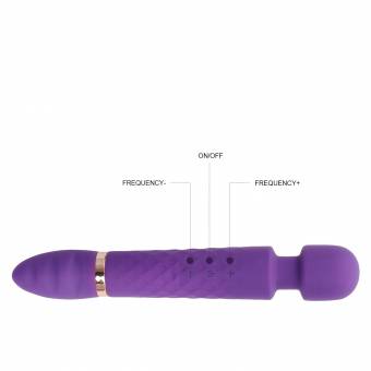 Nautime Vibrador Silicona Vibrador Para Mujeres Vibrador Para Alla Vibrator Impermeable Masajeador de Varita Multi Velocidad USB Recargable Sin Cable Terapéutico Portátil Cuerpo Eléctrico Masajeadores