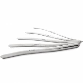 Purovi® Conjunto de 8 Dilatadores Uretrales | Acero Inoxidable | Diámetros de 3 mm a 18 mm | Elegante Estuche Negro. Envíos a Asturias