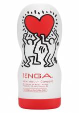 Tenga Original Vacuum, Keith Haring, Masturbador, 6.9 x 15.50 x 6.9 cm, Color Blanco / Multicolor - 125 gr. Envíos a Barcelona