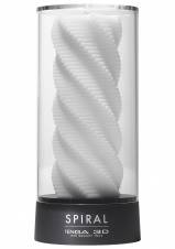 Tenga Spiral 3D, Funda Masturbadora, 4.8 x 11.6 x 4.8 cm, Color Blanco - 126 gr. Envíos a Ávila