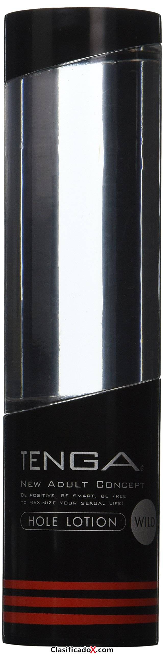 Tenga Loción Wild, Lubricante Masturbador, 4.4 x 17.7 x 4.4 cm, Color Transparente / Negro - 170 ml. Envíos a Madrid