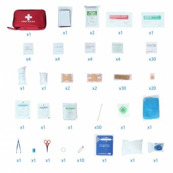 Botiquín de Primeros Auxilios de 180 Piezas WEINAS® Kit de Primeros Auxilios Súper Compacto y Profesional para Hogar, Trabajo, Oficina, Deportes, Senderismo, Supervivencia, Emergencias, Viajes, Campin