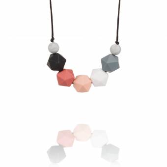 Collar mordedor para bebés – mordedor lactancia con silicona órganica alimentaria antibacteriana – mordedor para la lactancia – collar ensamblado para que no se enrede – mordedor con material patentad