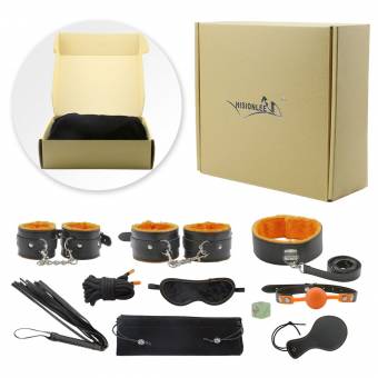 HisionLee 10 unidades bondage fetiche accesorios sistema de cama colección sex amor, naranja. Envíos a Ávila