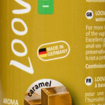Loovara gel lubricante 100ml en base agua de aloe vera con aroma natural de caramelo. Envíos a Barcelona