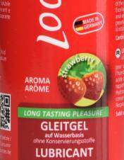 Loovara gel lubricante 100ml en base agua de aloe vera con aroma natural de fresa. Envíos a Barcelona