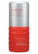 Tenga Double Hole, Masturbador, 6.6 x 15.5 x 6.6 cm, Color Rojo / Gris - 225 gr. Envíos a Guadalajara