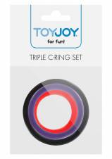 ToyJoy Triple Rings Vibrador Multicolor - 50 gr. Envíos a Ciudad Real