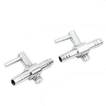 2X Metal Acuarios y Peceras Conector Válvula Difusor de Control de Flujo Aire Mango Distribuidor. Envíos a Granada