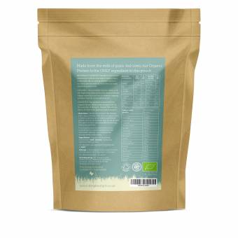 Proteína en Polvo con Suero Orgánico de 1 kg con una cuchara gratis y garantía de por vida Incluida – Hecho en Holanda – Proteína Alimentada con Hierba, sin Aromatizantes, Batido de proteína sin azúca