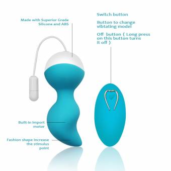 Vibración Bola, kegel Recargable Doble Huevo Vibrador de Silicona. Envíos a Madrid