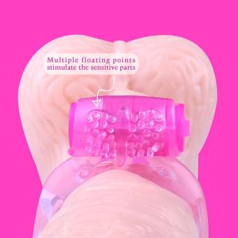 Isive Anillo Vibrador Pene Mariposa Potente para Hombre y Mujer Estimulador de Sexo Blando Kit de 5 Piezas (Color Rosado Transparente). Envíos a Málaga