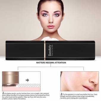 Bestidy Flawless Fabuloso depilador eléctrico sin cables para mujeres, sin dolor, vello facial, transportable, afeitado del bigote, quitapelos de la zona del Bikini, máquina de afeitar eléctrica c