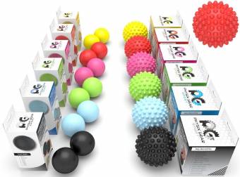 Bolas de Masaje – Conjunto de Bolas Lacrosse - Rodillo Masajeador Con Pinchos - Acupresión Que Mejora El Rendimiento De Densidad - Sin Papel Metálico - Para Masajes de Profundidad – Ebook GRATI