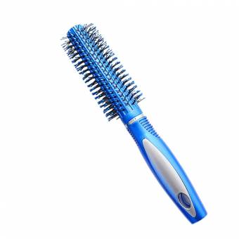 1Buy Cepillo de Pelo Azul portátil de Forma cilíndrica Masaje Peine Mujeres Hombres Chicas Peine Que sopla el Pelo para el Pelo Largo Medio Corto. Envíos a León