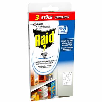 Raid Trampa para polillas de la harina 2+1, pack de 2 (2 x 3 unidades). Envíos a Girona