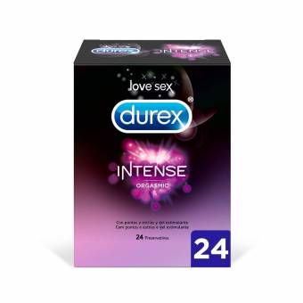 Durex Preservativos Intense Orgasmic - 24 condones. Envíos a Cantabria