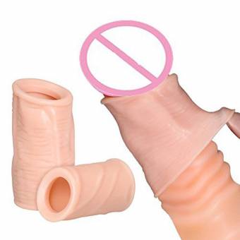 VonVonCo 2Pcs Mangas Juguetes para Hombres Productos Hombres Anillo Prepucio Manga Anillo Masculino Mejorar A (Marrón). Envíos a Lleida